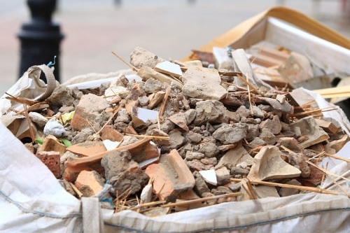 Çuvallı veya Çuvalsız Moloz Atma